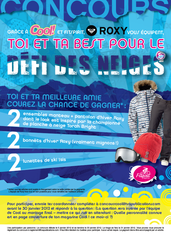 FitSpirit: publicité pour la revue Cool!